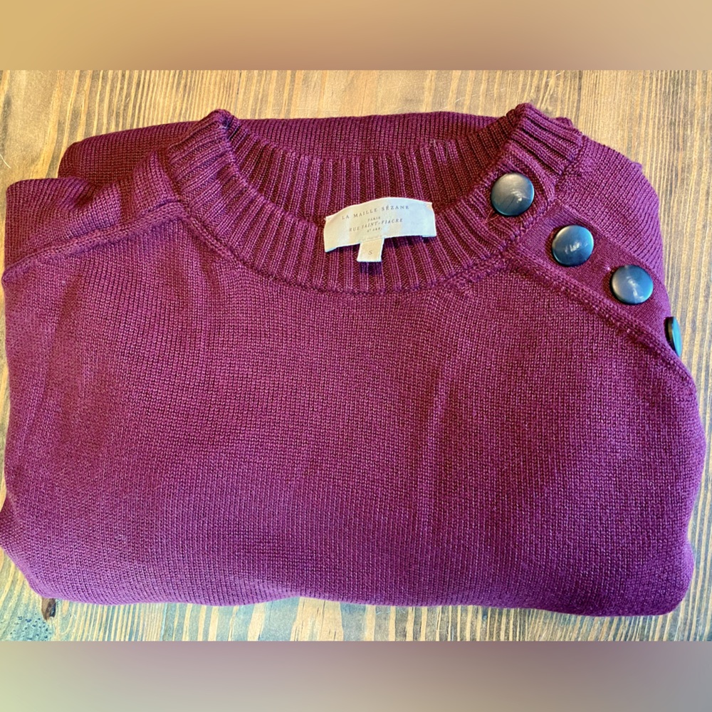 Sezane Mathie Dress Purple - Size S - Picture 9 of 9